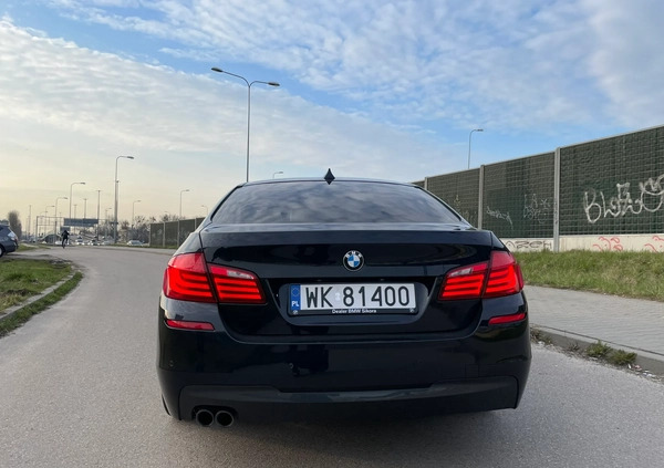 BMW Seria 5 cena 65500 przebieg: 228230, rok produkcji 2013 z Warszawa małe 326